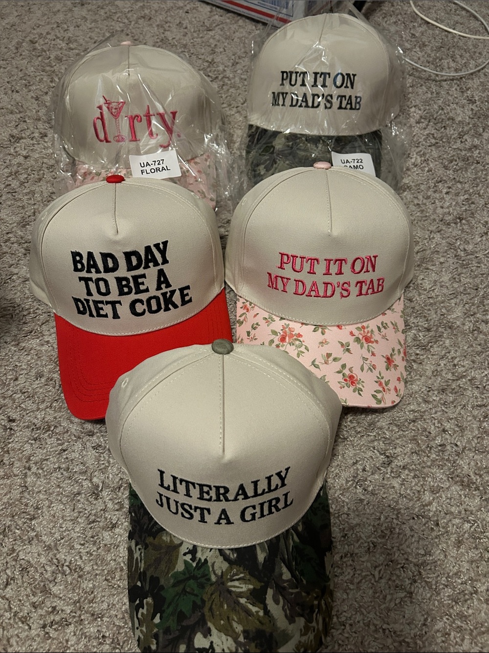 Trucker Hats- set of 5